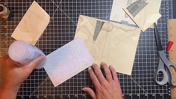 Create with Me - Envelope Folio (Part 1) - stash busting envelopes and book pages!