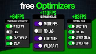 Top 3 FREE Windows PC OPTIMIZERS to Boost FPS & Get 0 Delay! 2026