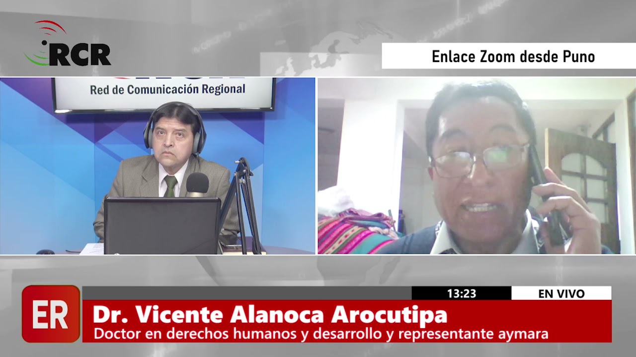 ENTREVISTA A VICENTE ALANOCA,  DOCTOR EN DERECHOS HUMANOS Y DESARROLLO Y REPRESENTATE AYMARA