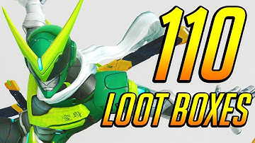 Unboxing 110 Anniversary Lootboxes! | Overwatch Birthday Event