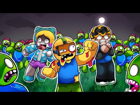 A ZOMBIE INVASION WANTS TO EAT OUR BRAINS | Zombie Game Roblox