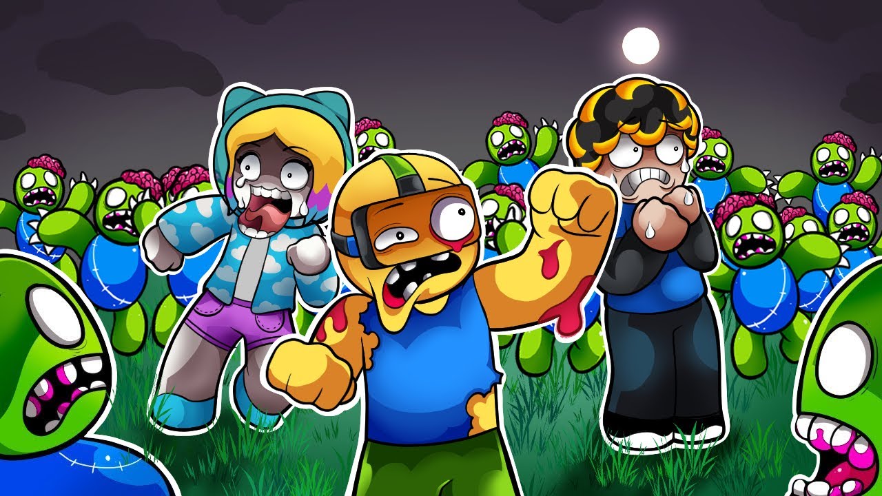 UNA INVASION ZOMBIE QUIERE COMER NUESTROS CEREBROS | Zombie Game Roblox