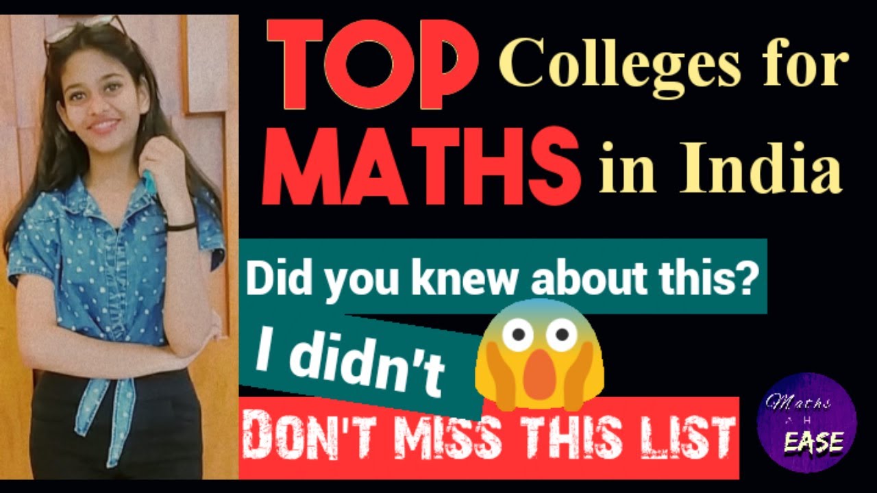 integrated phd in mathematics colleges in india