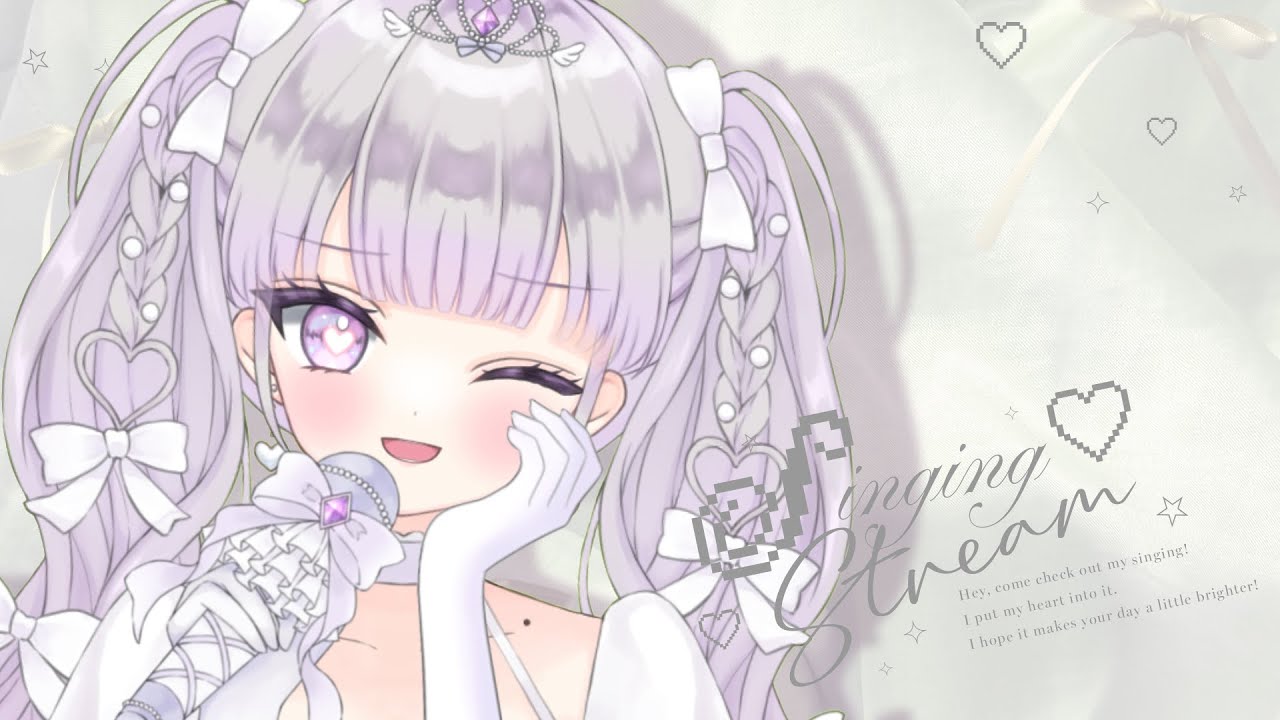 【歌枠/Karaoke】Vtuber2年目ラスト配信✨初見さん5人&同接70人目標🫶🏻💕可愛くてかっこいい歌声💘【#ルワストリーム/正統派カワボ新人VSinger #ルワ】