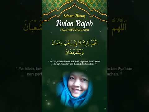 Selamat datang Bulan Rajab 1 Rajab 1443/2 Rabu 2022