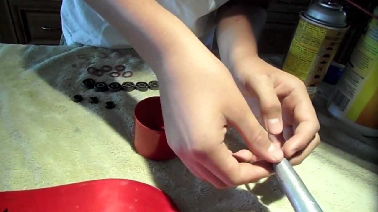 How to save/clean your rusted Longboard bearings YouTube