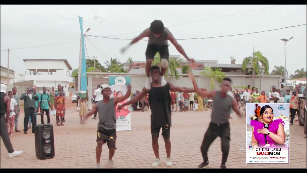 Destination Grand Popo: Flash Mob du single Yi Guigo de 2H Hountondji