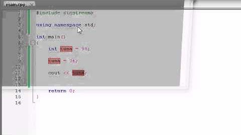 Buckys C++ Programming Tutorials   6   Variables Memory Concepts