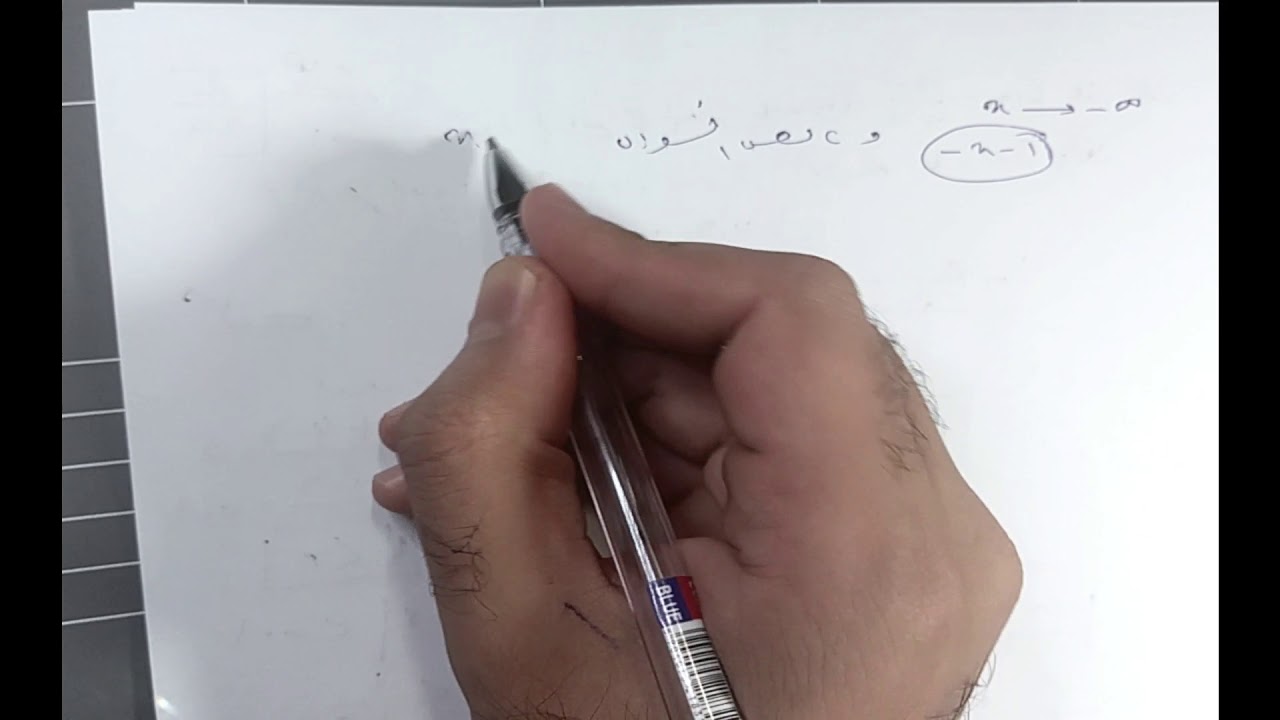 6)إيجاد عدد A و  تعيين مجال ( نهايات بكالوريا )