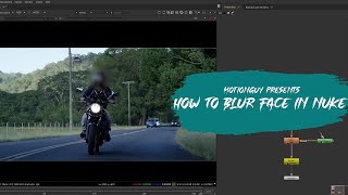 How to Blur Face in Nuke || Nuke Tutorial