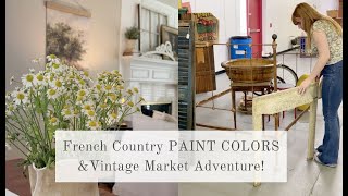 Charming FRENCH COUNTRY PAINT COLORS & Vintage Market Adventure! (Shop with Me) screenshot 5