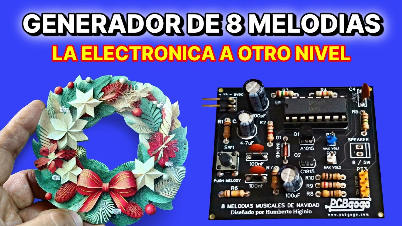 ✅ POCOS ELECTRONICOS CONOCEN ESTE 👀👉 GENERADOR DE MELODIAS MUSICALES EN UN SOLO INTEGRADO