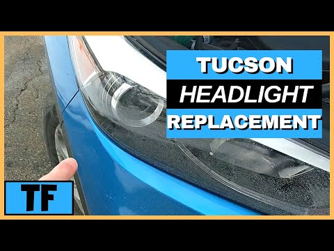 Hyundai Tucson HeadLight (Low Beam) Bulb Replacement (2016-2020) | How To Change (Easy!)