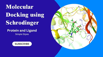 Protein Ligand docking    Schrodinger full simple tutorial   Molecular Docking