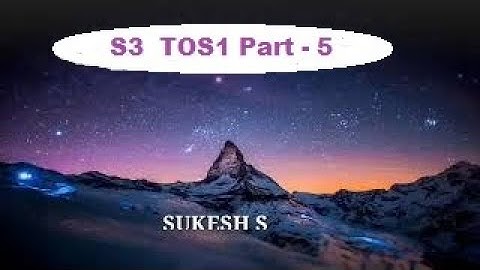 Semester 3 Theory of Structure I  Part  - 5