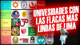 Universidades Con Las Flacas Más Ricas De Lima Métete A Estas Universidades - Tierlist