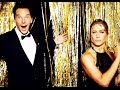 Jennifer Aniston and Benedict Cumberbatch at Golden Globes 2015