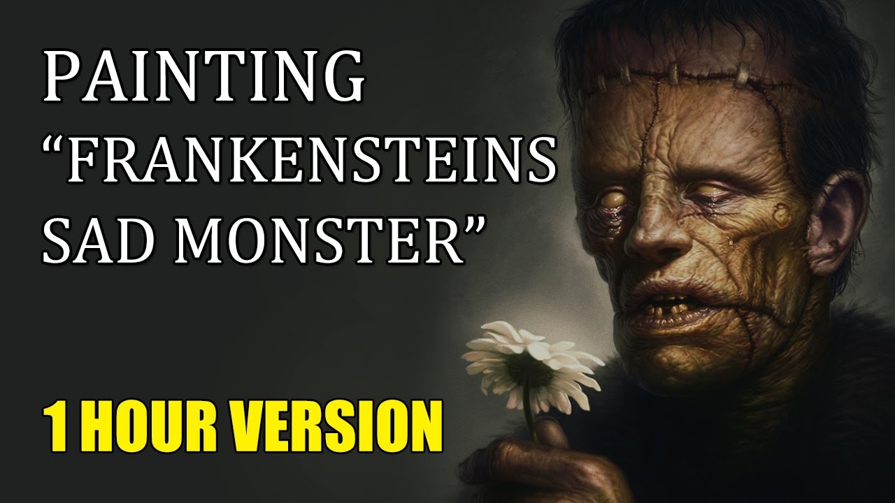 Painting - "Frankensteins Sad Monster" (1 HOUR VERSION)