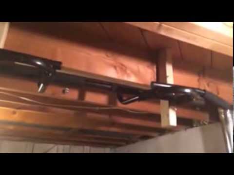 P90x Chin Up Bar Installation From, How To Install A Pull Up Bar The Ceiling