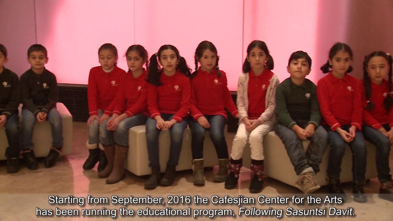 "Following Sasuntsi Davit" Educational Program at the Cafesjian Center for the Arts