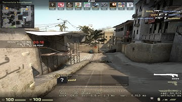CS : GO - map: Dust 2 - Overwatch (Deathmatch) - nick name - josh2 - hack or no hack ???