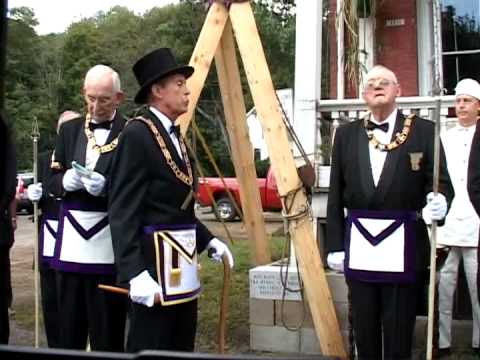 Cornerstone Laying Ceremony, Waitsfield Vermont