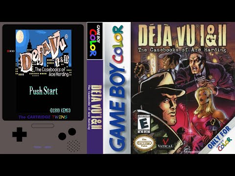 Deja Vu I & II: The Casebooks of Ace Harding - Game Boy Color