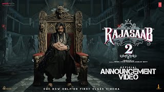 The Rajasaab 2 - Announcement Video | Prabhas | Sanjay Dutt | Maruthi | Coming Soon In Cinemas