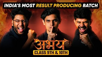 Abhay 2025 Batch Launch 🔥 | Class 9th and 10th | Next Toppers