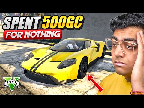 I Spent 500 GC on Winter Container IN GTA 5 Grand RP… BIGGEST REGRET 😭🎁 | 500 GC WASTED On This Car💔