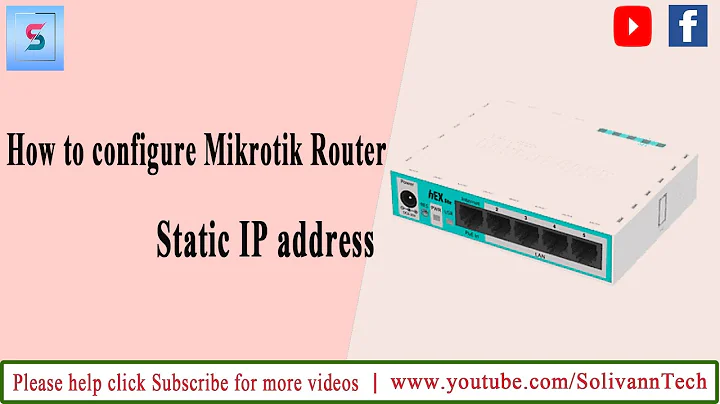 How to configure Mikrotik router Static IP Address | Router Configuration