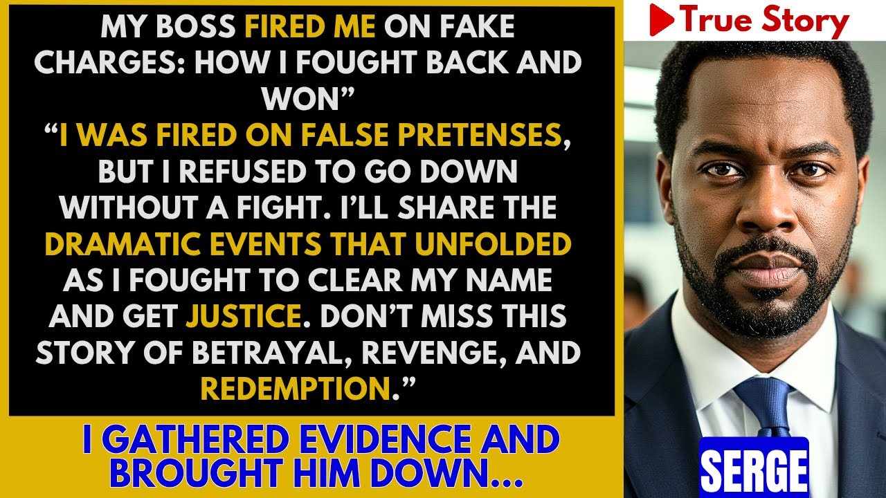 My Boss Fired Me on Fake Charges How I Fought Back and Won Took Him By