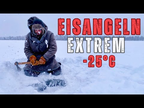 Extreme ice fishing / Arctic survival / Arctic Circle