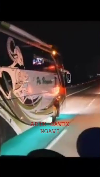 Balap Bis HR vs STJ Di Tol Tempel 5cm. #busmania #busmalam #buspoharyanto #bussudirotunggajaya