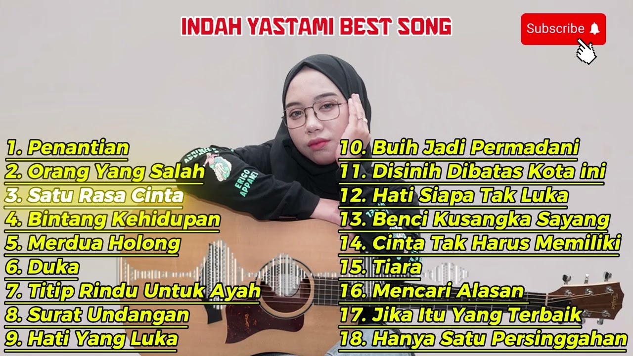 LAGU SANTAI | INDAH YASTAMI FULL ALLBUM | BINTANG KEHIDUPAN | DUKA | BUIH JADI PERMADANI | TIARA