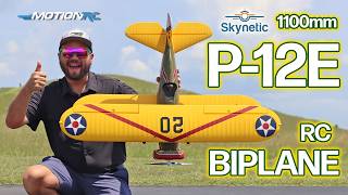 All-New Skynetic P-12E Pursuit Biplane 1100mm (43.3\