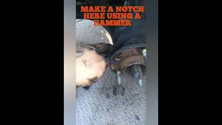 2006 Chevy Impala wheel stud replacement (easy)