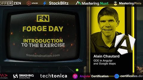 Frontend Nation Forge 2024: Architecting Angular apps with Signals with Alain Chautard (Pt 1)