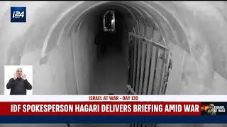 IDF unveils footage of Hamas terror mastermind Yahya Sinwar hiding in tunnel