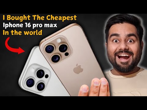 I Bough The Cheapest iPhone 16 Pro Max in the World