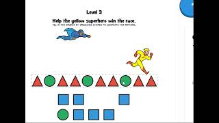 JUEGO DE SECUENCIAS GEOMÉTRICAS (PATRONES) - PRIMARIA
