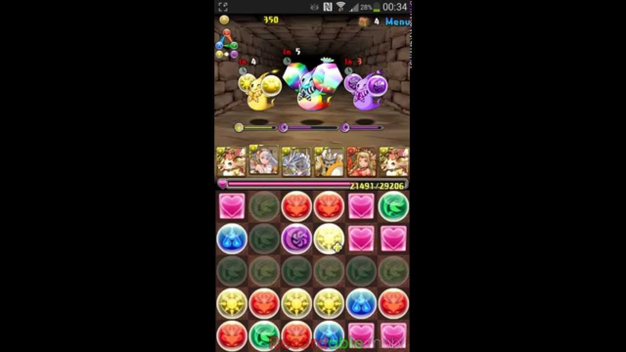 【Puzzle and Dragons】Friday Dungeon - Mono-Light Team