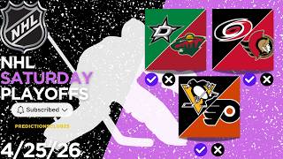 Stars vs Wild: The Battle for the 3-1 Stranglehold | NHL Playoff Picks