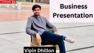 Topic - Presentation { Eagle Club 23 } by Mr. Vipin Dhillon Business Presentation Work from Home