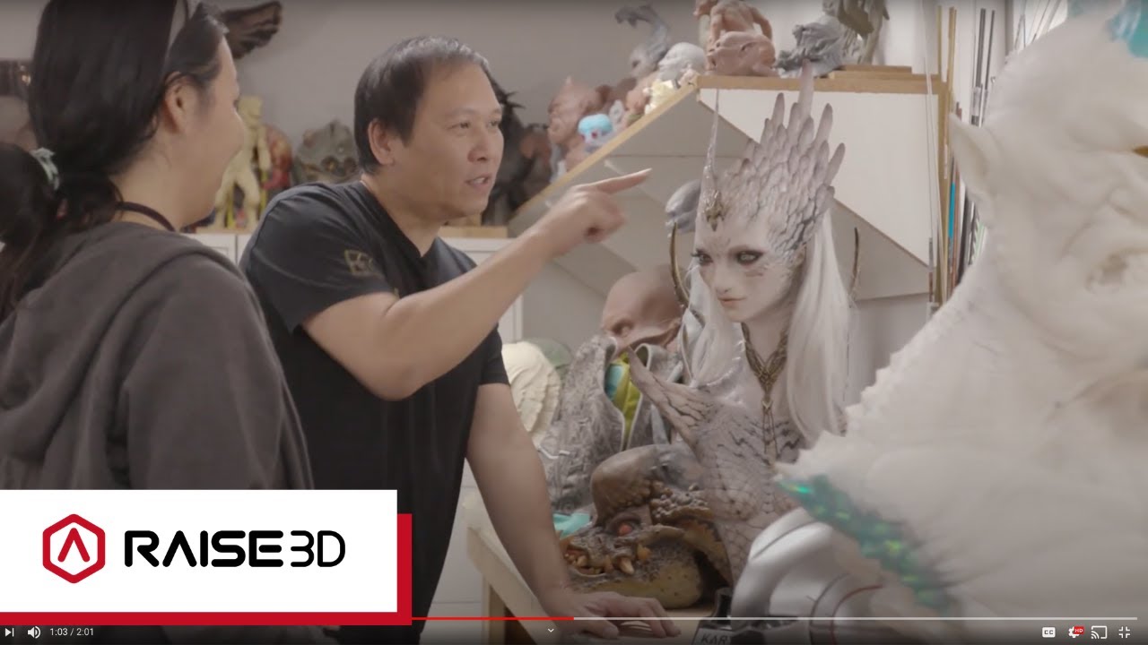 3D Printing for Sculptures and Props in the EFX industry | Alliance Studios & Raise3D