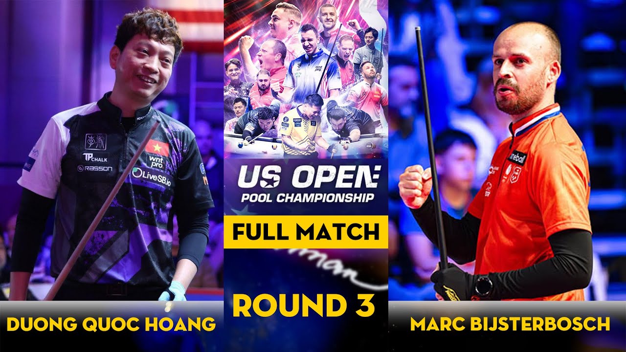 Duong Quoc Hoang vs Marc Bijsterbosch - Round 3 Full Match | US Open Pool Championship 2025