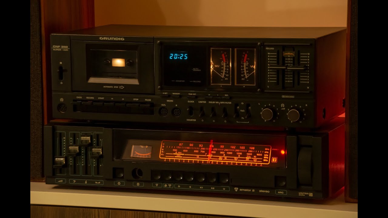 Grundig CNF 300 Super Hi-Fi – Platine Cassette Métal, Pour Pièces Ou Réparation