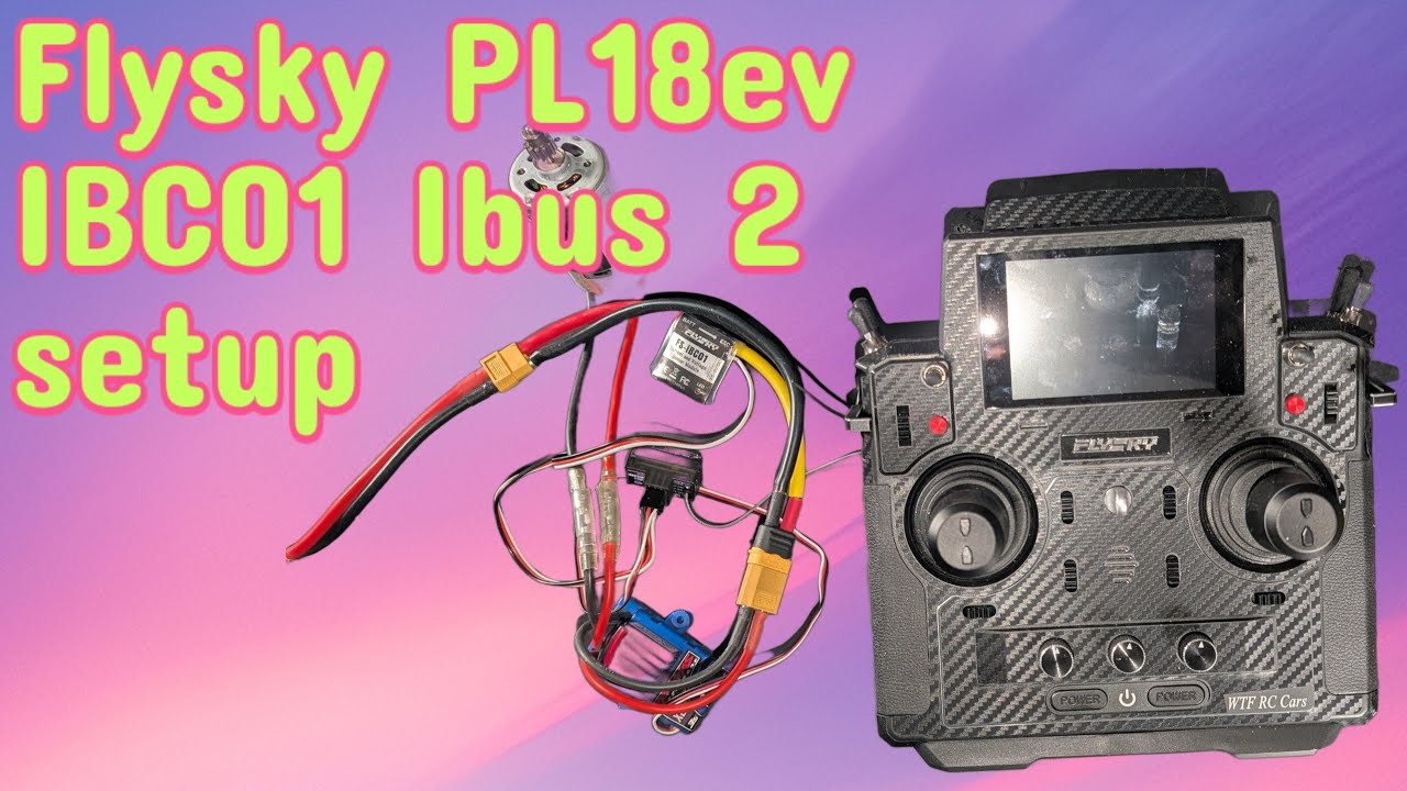 Flysky PL18ev Ibus2 FS-IBC01 current and voltage sensor setup
