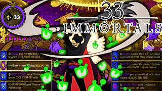 INSANE Healing Glaive Build Paradiso Win | 33 Immortals 1.0 Release