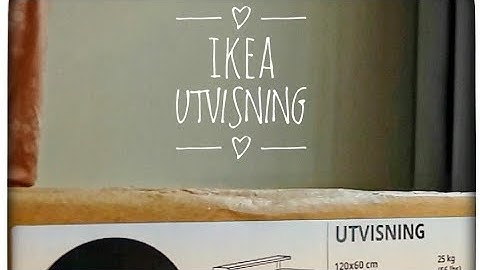 IKEA UTVISNING COMPUTER TABLE/DESK UNBOXING AND ASSEMBLY